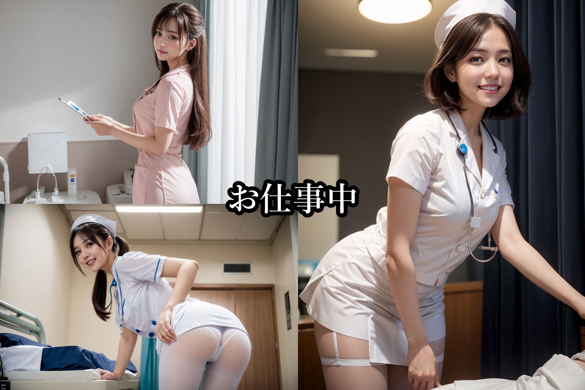 サンプル画像1:看護師のむちむちストッキングに魅せられて(PacificOcean) [d_300415]