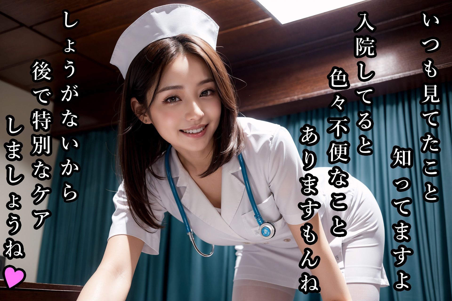 サンプル画像2:看護師のむちむちストッキングに魅せられて(PacificOcean) [d_300415]