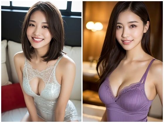 サンプル画像2:AI写真集グラビア10美人の下着姿300P:セクシーなアートAIのレンズで感性の絶頂(AIグラビアプロデューサー) [d_300425]