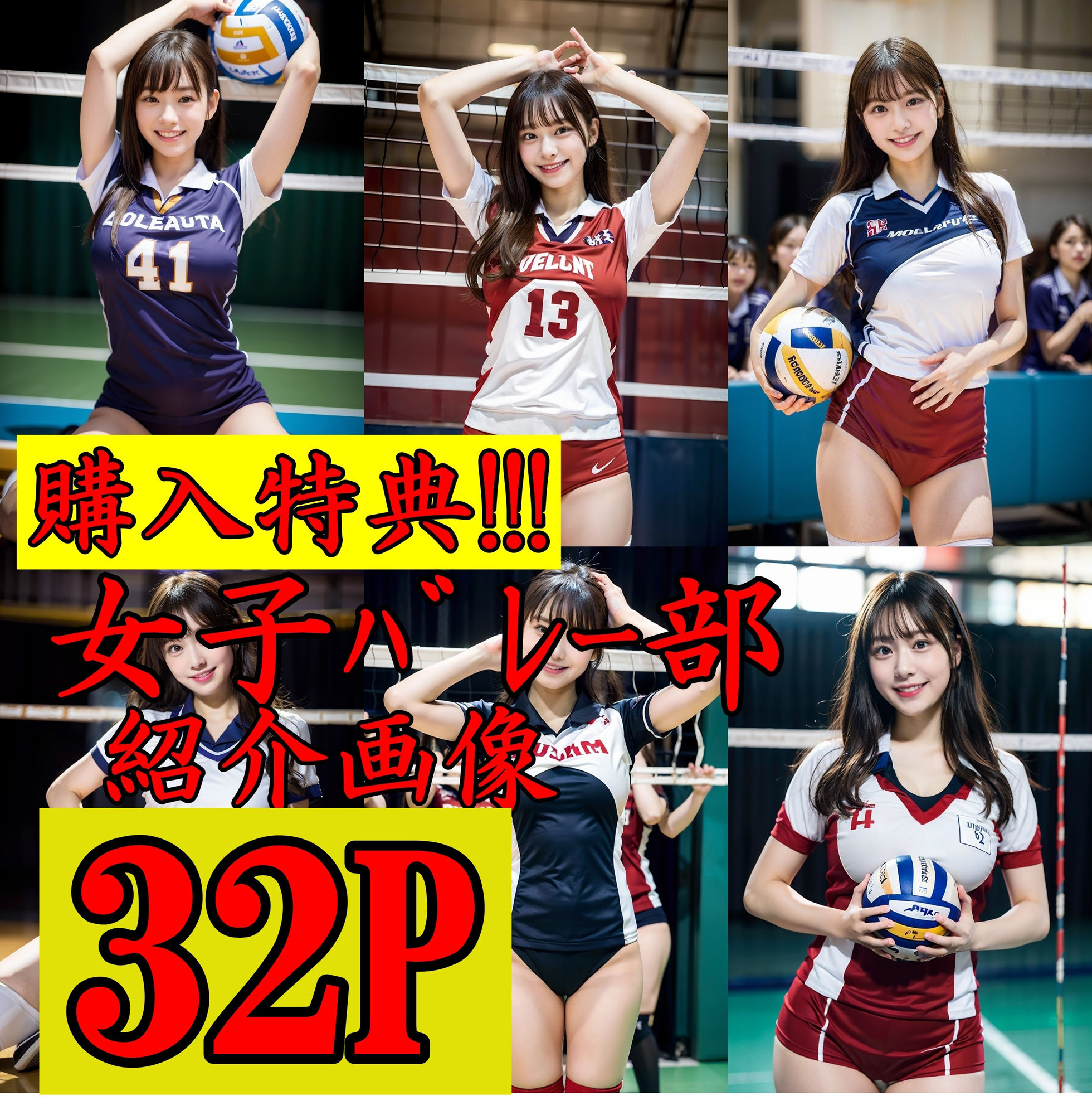 女子校生100人を無理やりS〇Xする バレー部員50人も！！ 286P（特典画像含め）のサンプル画像 6