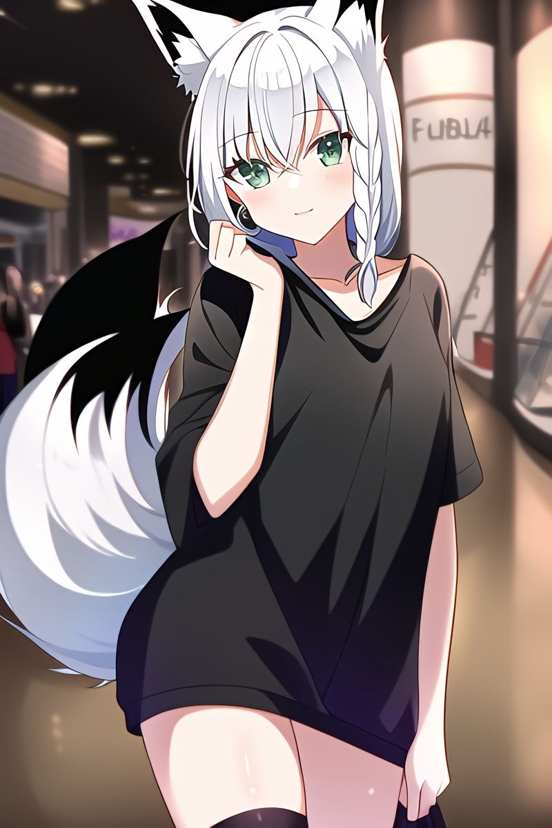 サンプル画像2:【買い切り版】バーチャル衣装故障で羞恥フブちゃん（English translation included）(しそ) [d_300446]