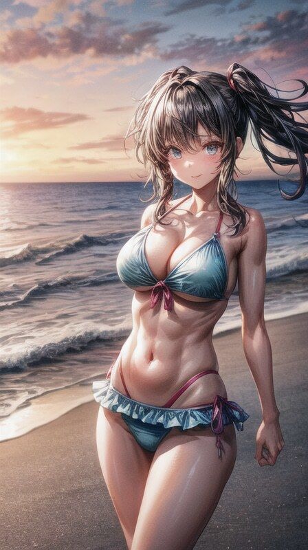 サンプル画像3:ビキニイラスト集(AIラボ) [d_300505]