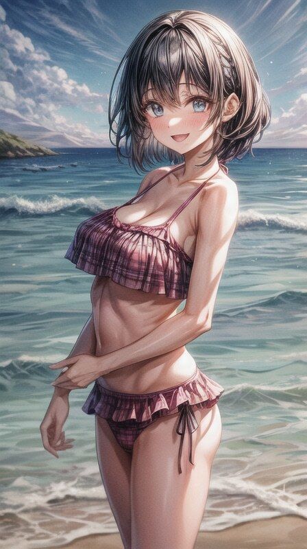 サンプル画像5:ビキニイラスト集(AIラボ) [d_300505]