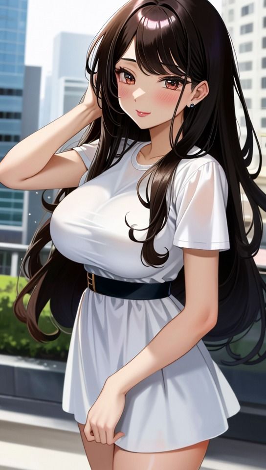 サンプル画像1:おとなりさんは爆乳のお姉さん(べりーパイ) [d_300530]