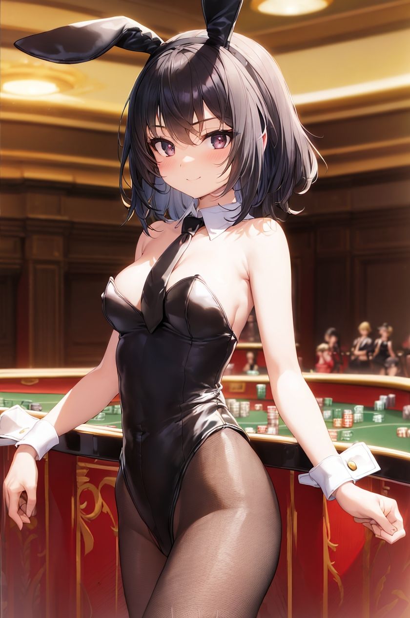 サンプル画像4:淫魔化CG集バニーガール編(pandamwd) [d_300561]