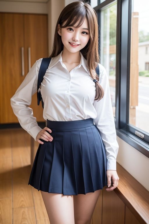 サンプル画像3:動く制服女子動画(スケクラ) [d_300602]