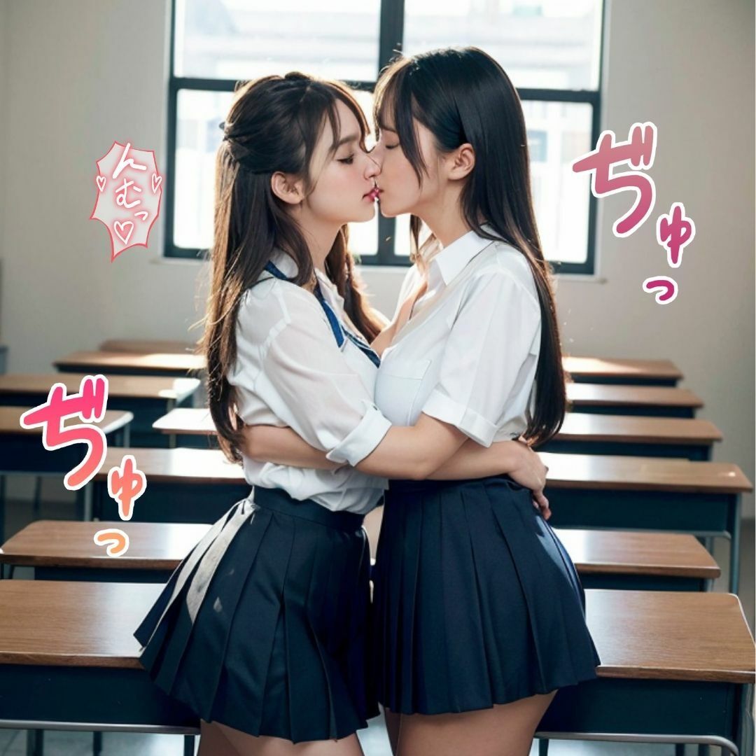 サンプル画像4:【初めての性授業】●●しないと卒業できない女子校で熱血指導！！(AIがーるず) [d_300617]