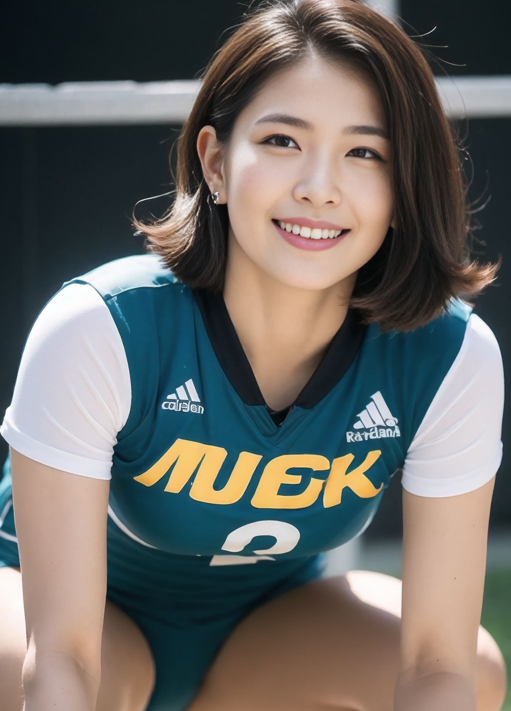 サンプル画像2:全国の美人バレーママさん！撮りました！！Vol.002(Moms Capture) [d_300731]