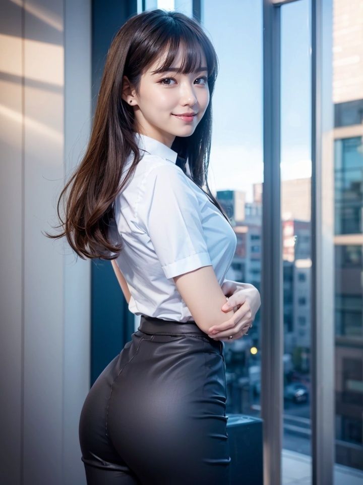 サンプル画像5:オフィスレディの彼女(笑顔の彼女@SmileGirls) [d_300743]