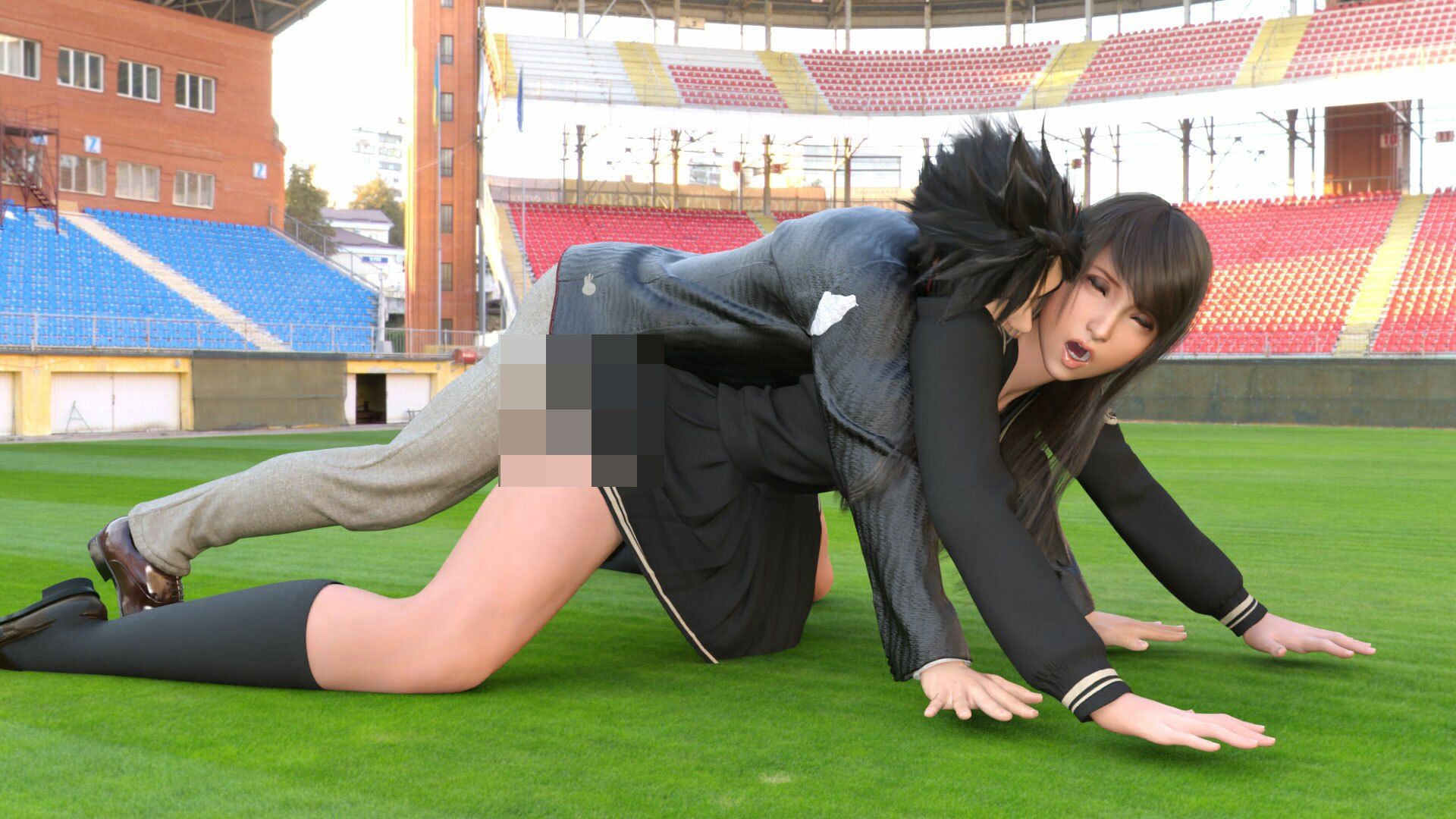 サンプル画像1:万能格闘美女『霧島愛唯（きりしまめい）』のレ○プ現場（後背位2）(Ozone_Layer) [d_300867]