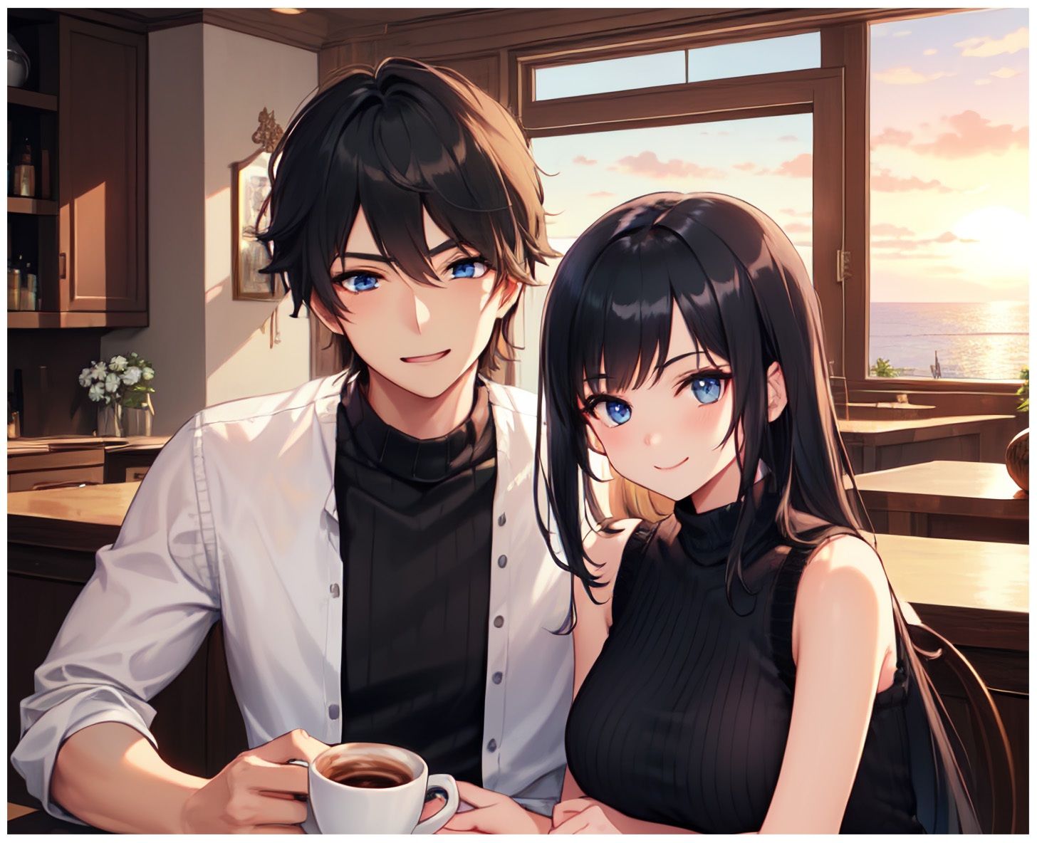 サンプル画像1:ストーカーのおっさんにNTRレ●プされる半袖黒ニットの女性【100枚】(Valhalla.) [d_301092]