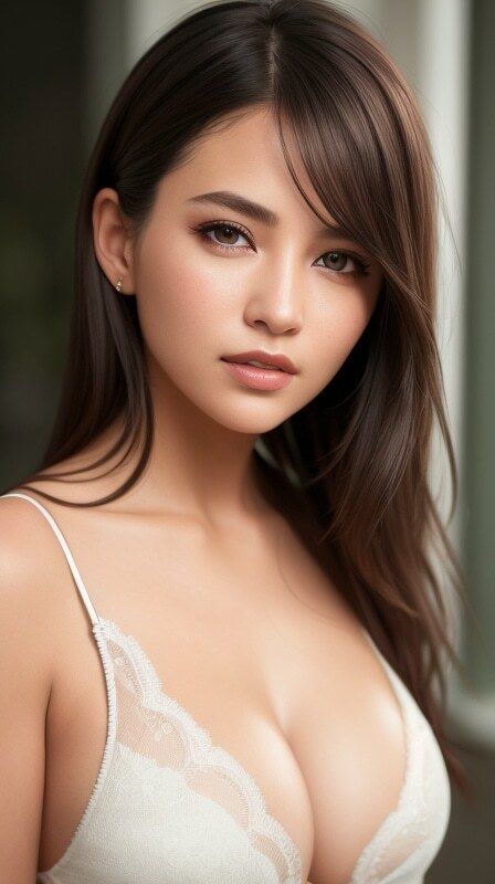 サンプル画像1:見つめてくる美女(AIラボ) [d_301095]