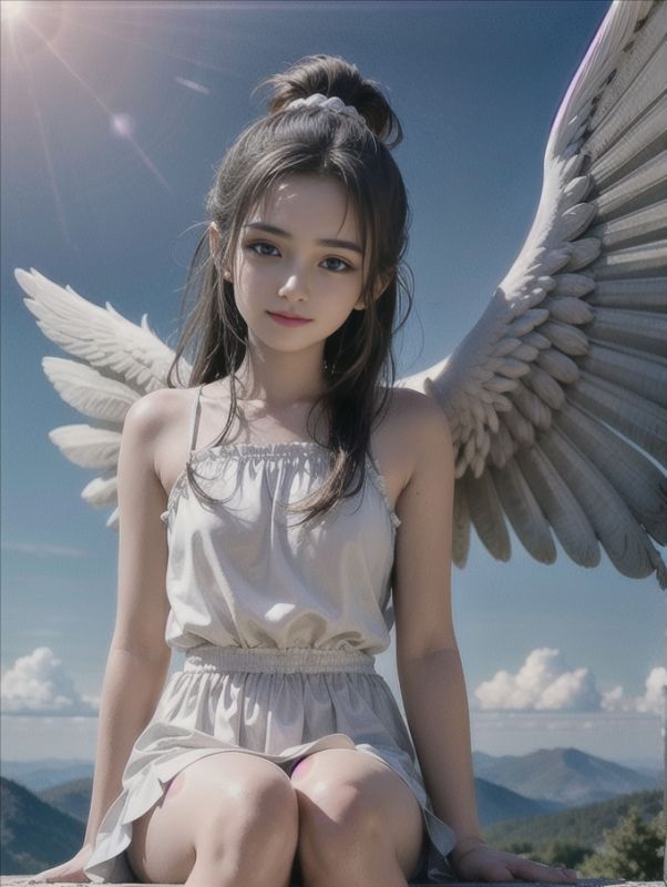 サンプル画像1:少女天使2(六六（健全）) [d_301101]