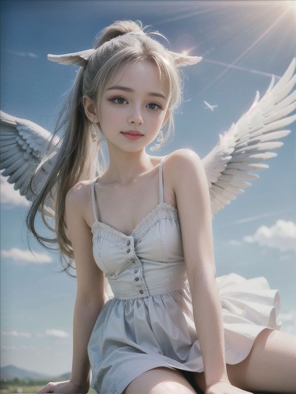 サンプル画像2:少女天使2(六六（健全）) [d_301101]