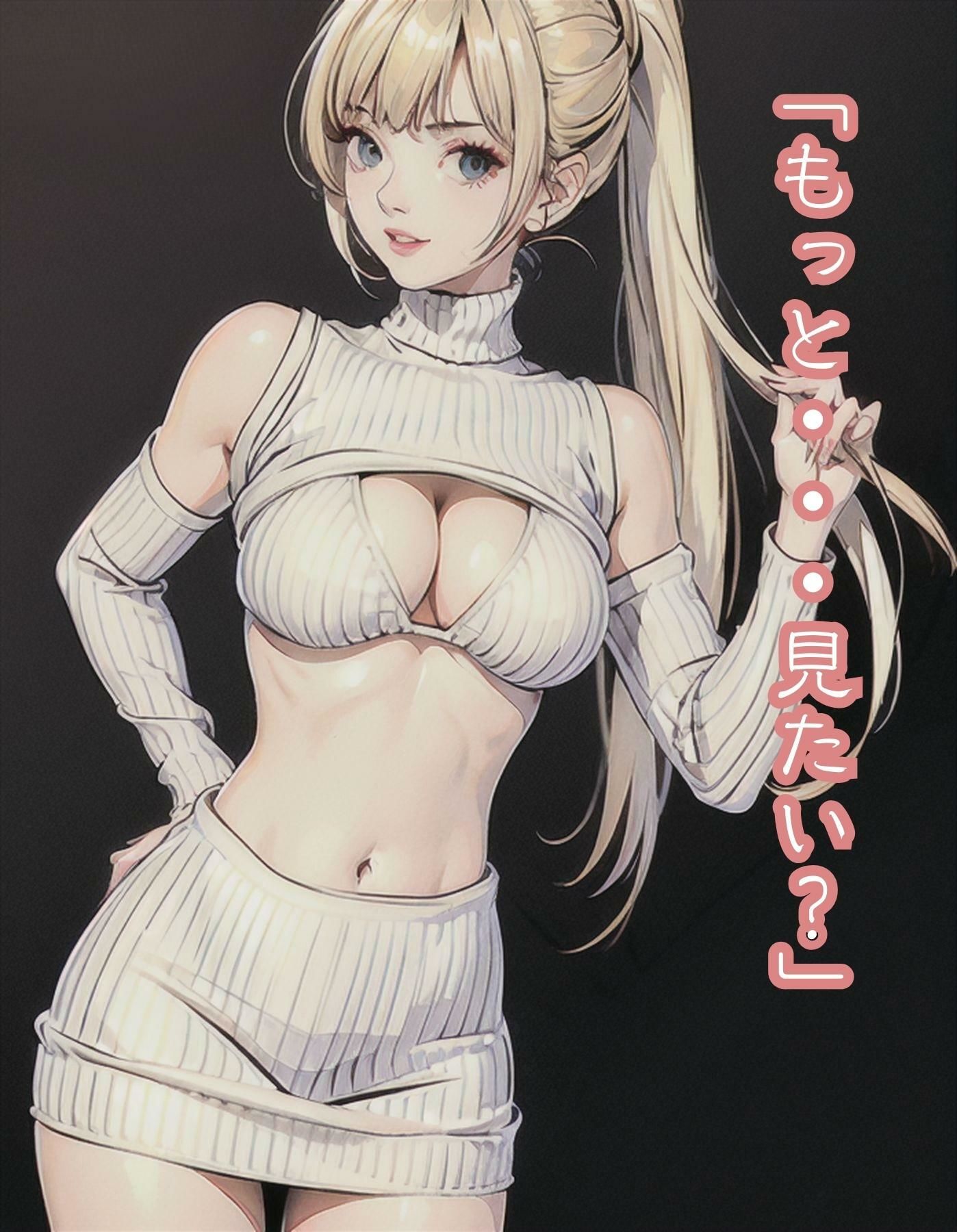 サンプル画像1:童貞を殺すニット・裸エプロン 毎日俺を刺激してくるお姉さんたち(美麗企画) [d_301129]