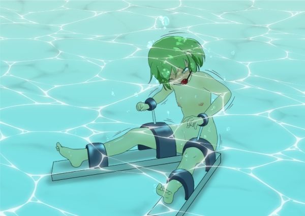 サンプル画像3:水責めイラスト集3(別の部屋) [d_301156]