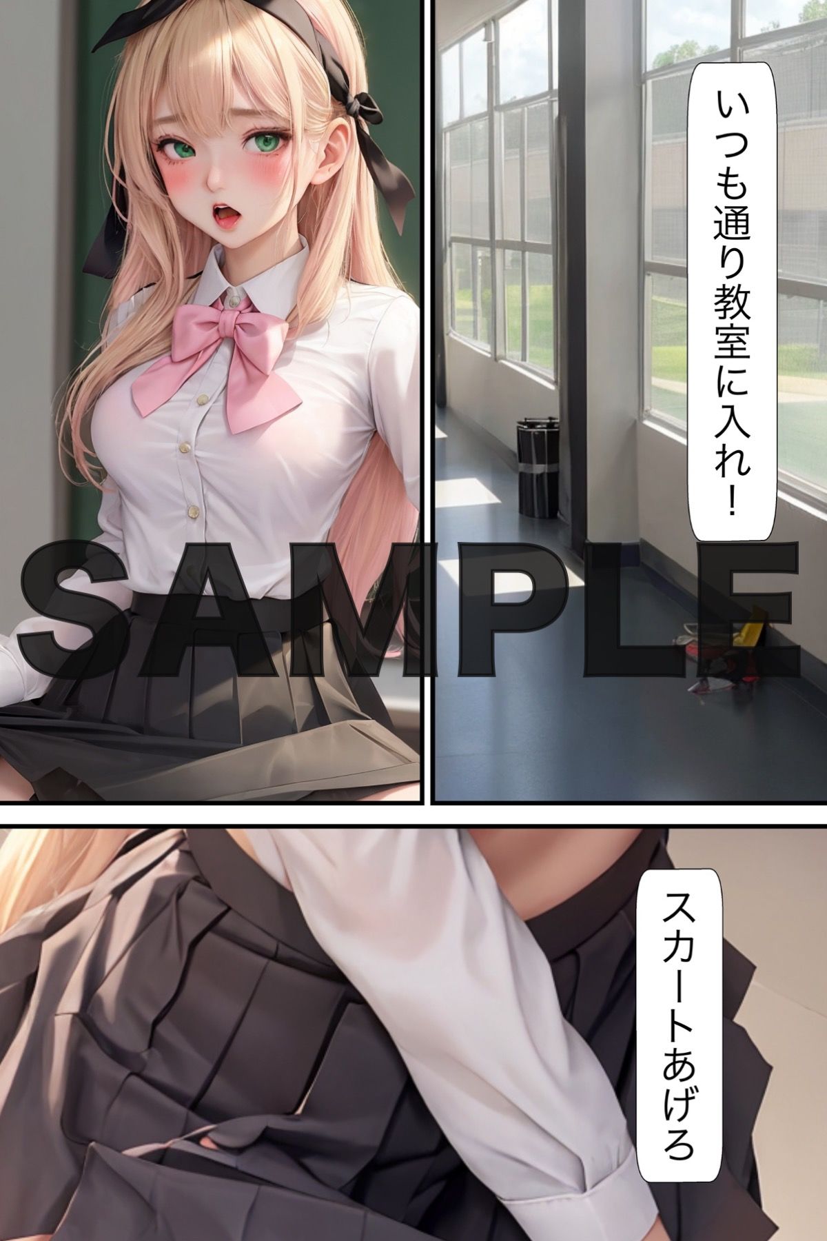 サンプル画像2:学校の人気者「坂口陽奈」の性奴●堕ち(あいのコミック) [d_301210]