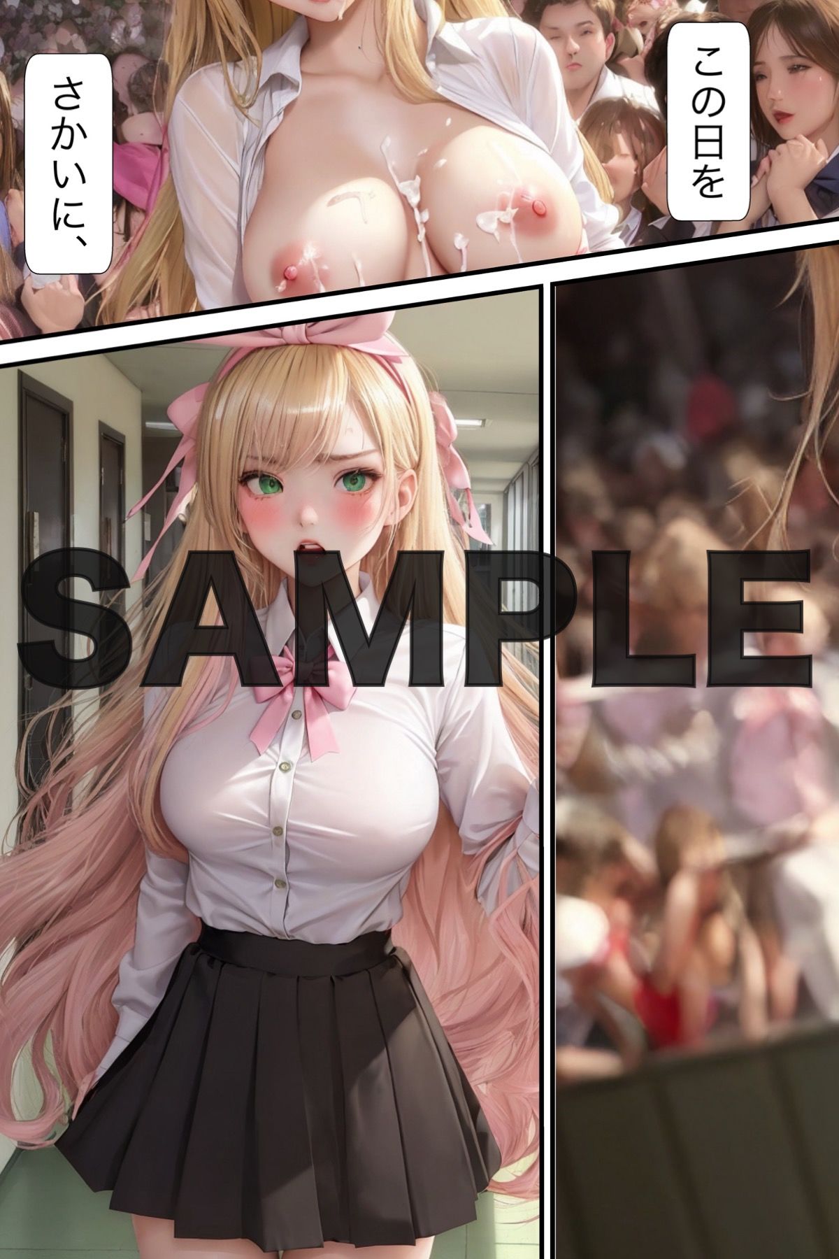 サンプル画像6:学校の人気者「坂口陽奈」の性奴●堕ち(あいのコミック) [d_301210]