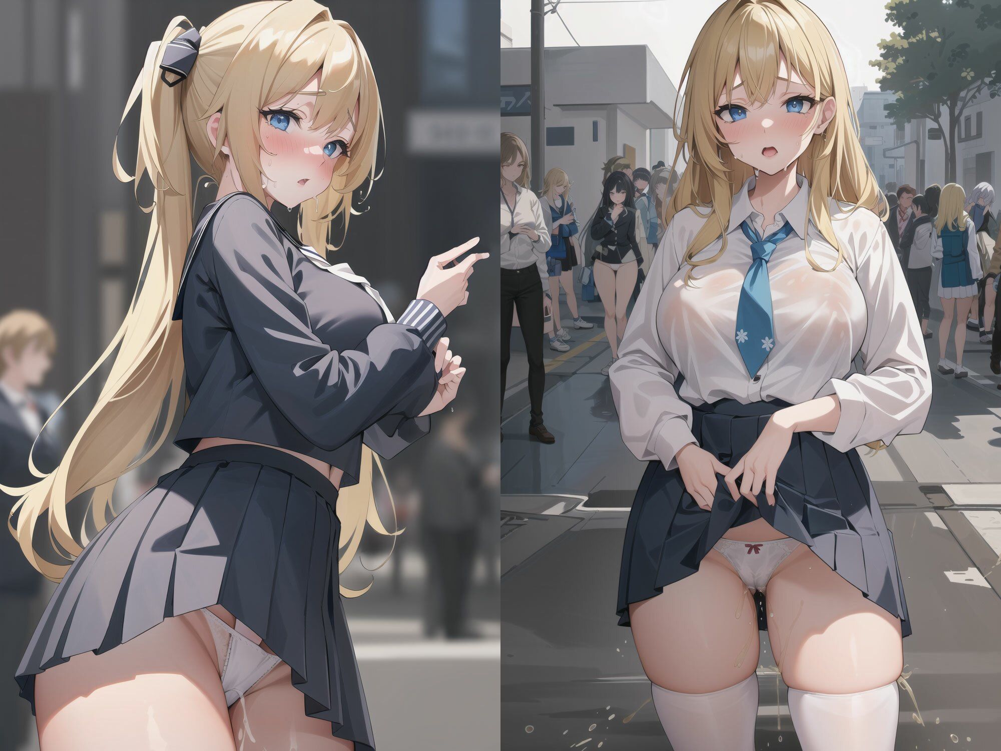 サンプル画像2:おしっこJK図鑑4(引きこもりんご) [d_301232]