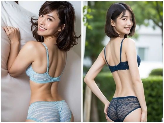 サンプル画像4:AI写真集グラビア13美人の下着姿300P感性のデジタルタンゴ:情熱の舞(AIグラビアプロデューサー) [d_301374]