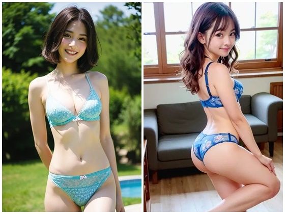 サンプル画像3:AI写真集グラビア14美人の下着姿300P愛と美のデジタルダンス:未知なる感動物語(AIグラビアプロデューサー) [d_301375]