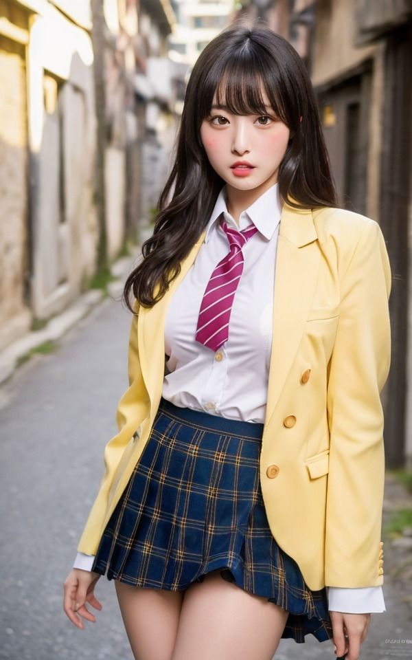 サンプル画像1:THE ヤリマン〜制服を着た間抜けそうな女〜すぐやれそうな女は目でわかる(奇跡の美少女) [d_301491]