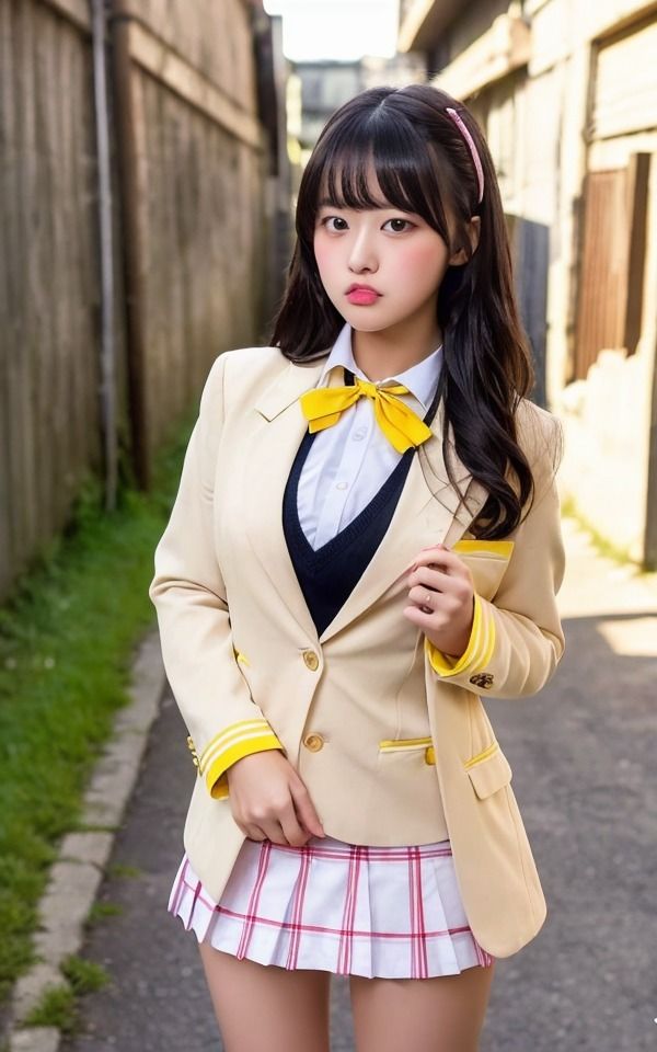 サンプル画像3:THE ヤリマン〜制服を着た間抜けそうな女〜すぐやれそうな女は目でわかる(奇跡の美少女) [d_301491]