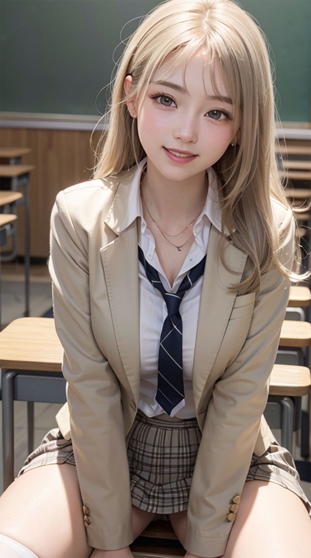 サンプル画像1:金髪ギャルと校内エッチ(エロステージ) [d_301524]