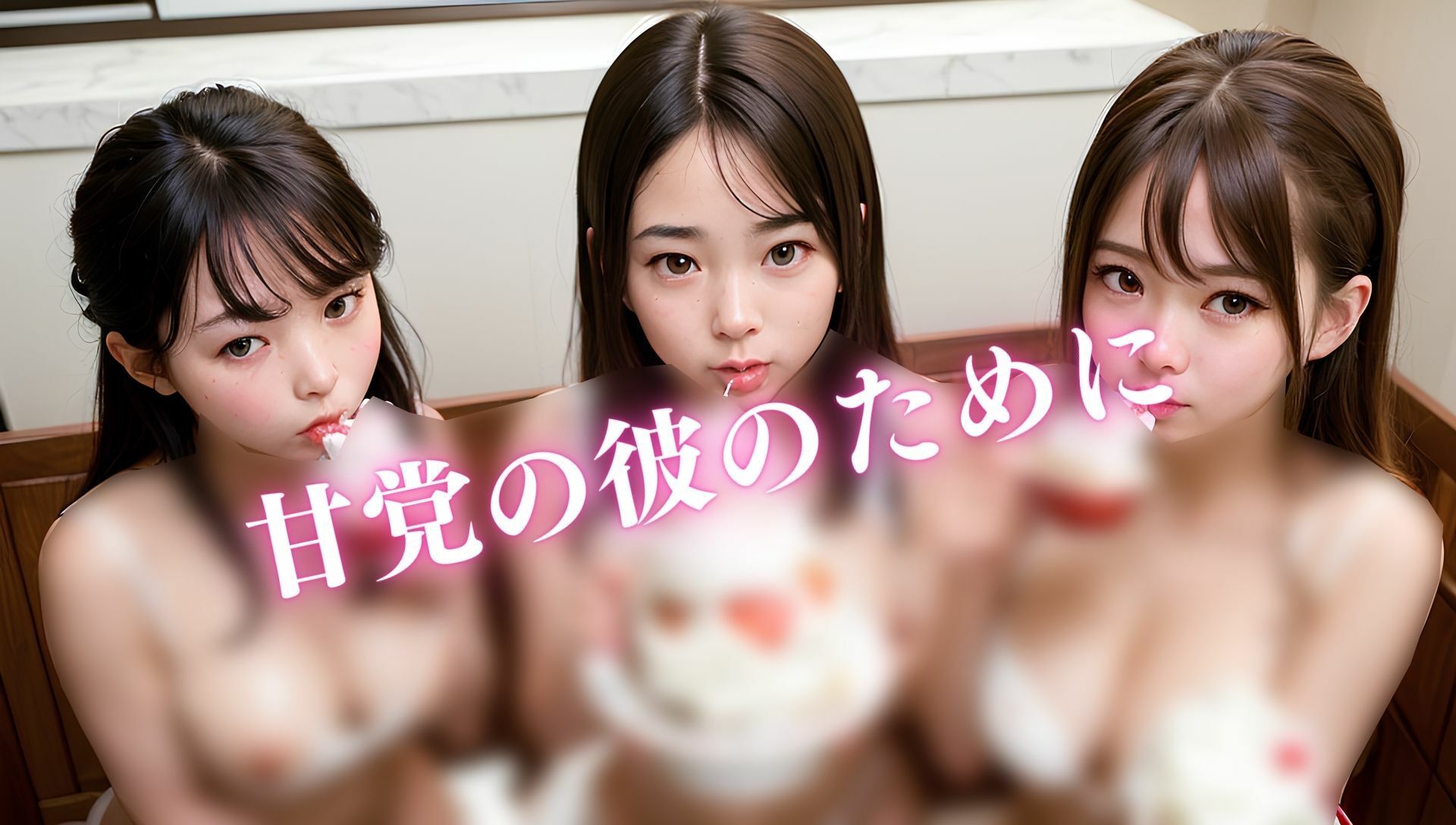 サンプル画像2:スイーツ×女子校生×生クリーム 彼のために甘あまになった私(AIbijyo) [d_301536]