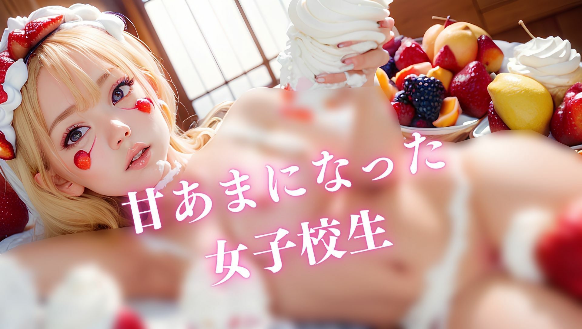 サンプル画像4:スイーツ×女子校生×生クリーム 彼のために甘あまになった私(AIbijyo) [d_301536]