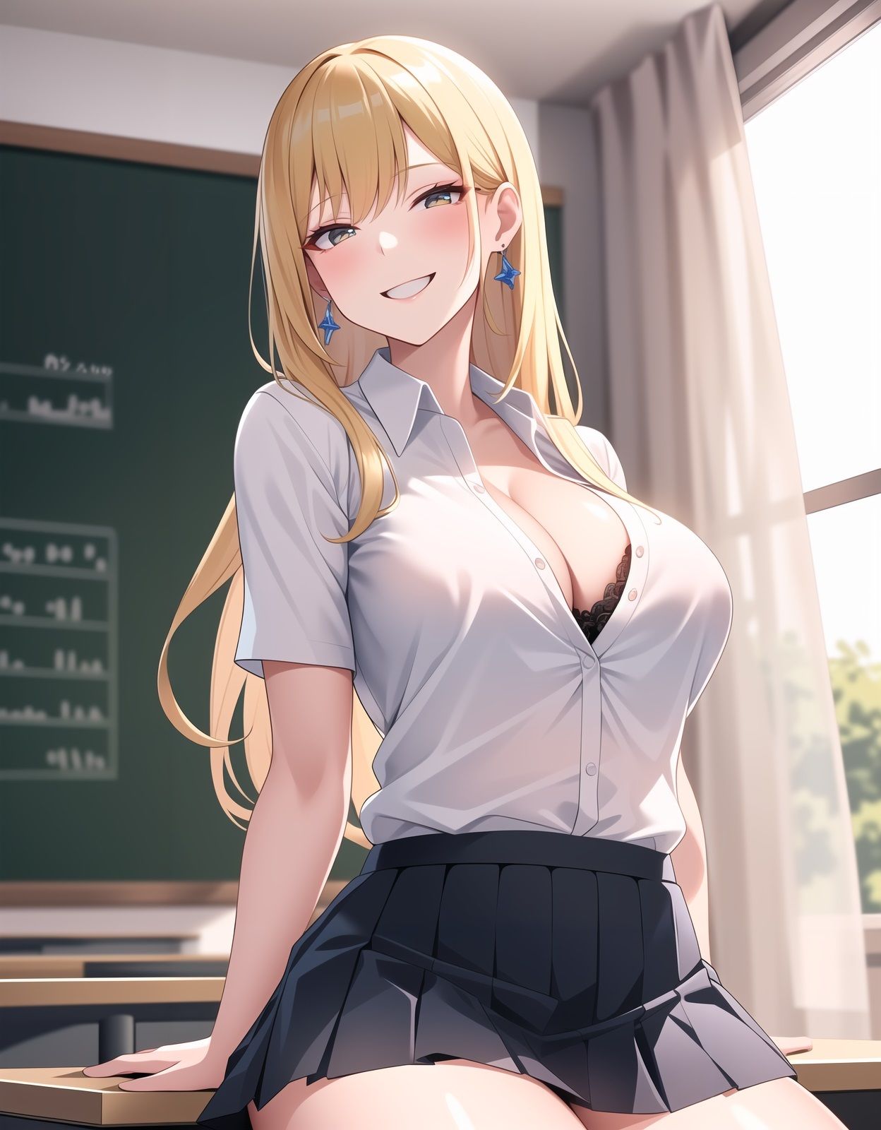 サンプル画像1:エッチな身体を見せつけてくれるギャルJK(Soron) [d_301584]