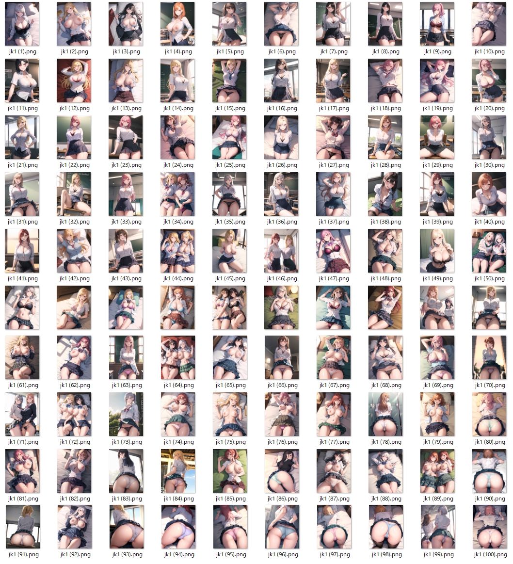 サンプル画像5:エッチな身体を見せつけてくれるギャルJK(Soron) [d_301584]