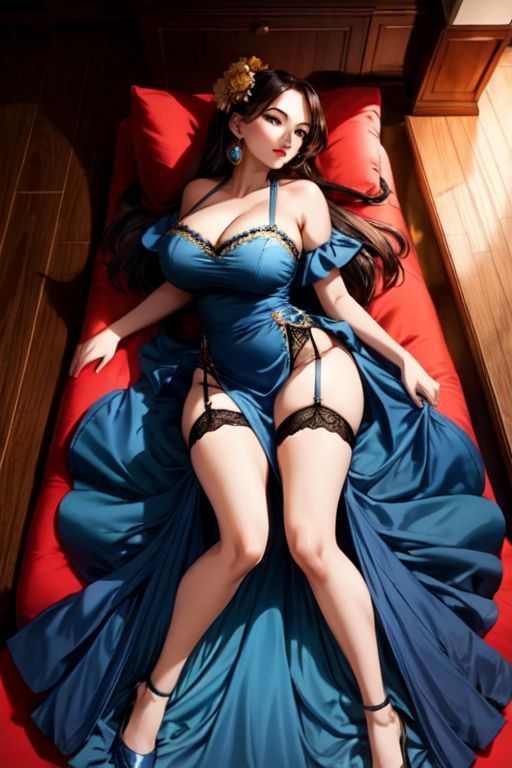 サンプル画像2:爆乳AI結婚前夜1(AI出版) [d_301643]