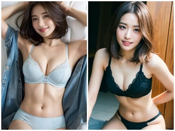 サンプル画像2:AI写真集グラビア15美人の下着姿300Pデジタルなる官能詩:AIが奏でる誘惑のメロディ(AIグラビアプロデューサー) [d_301656]