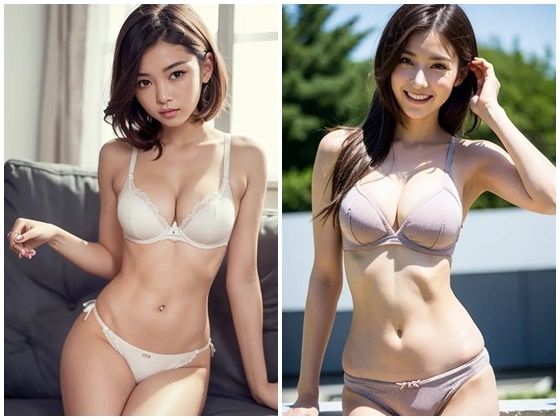 AI写真集グラビア16美人の下着姿300P:愛と美のデジタルシンフォニー