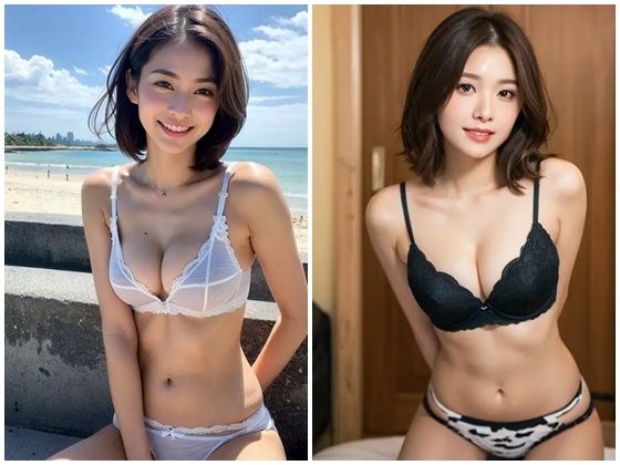 AI写真集グラビア16美人の下着姿300P:愛と美のデジタルシンフォニー