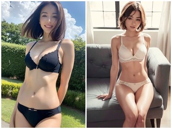 サンプル画像6:AI写真集グラビア17美人の下着姿300P美のデジタルアラベスク:美女が奏でる誘惑のメロディ(AIグラビアプロデューサー) [d_301659]