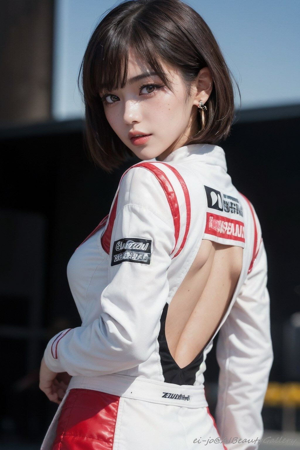 サンプル画像1:AI美麗レースクイーングラビア(ei-jo@AIBeautyGallery) [d_301686]