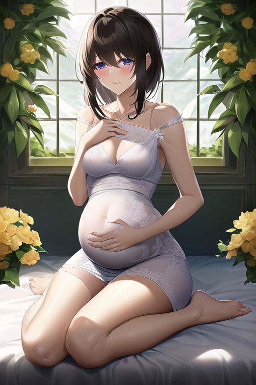 サンプル画像2:かわいいファンタジー系美人妊婦が拘束されて凌●されるイラスト集（100枚）緊縛・NTR・ボテ腹(絵師たか) [d_301755]