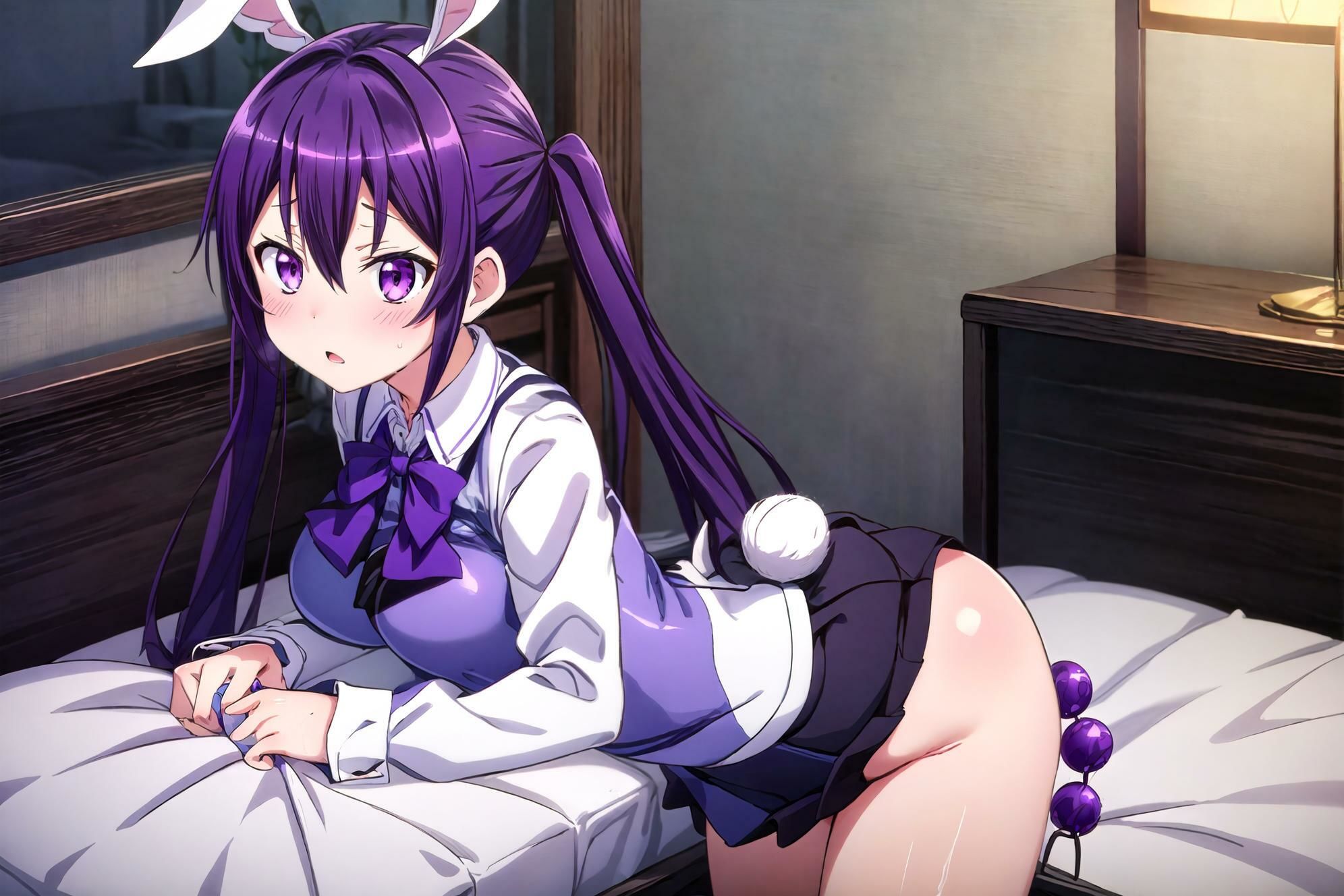 サンプル画像6:うさぎカフェのHなリゼちゃん♪(モンターニャベロニカ) [d_301931]