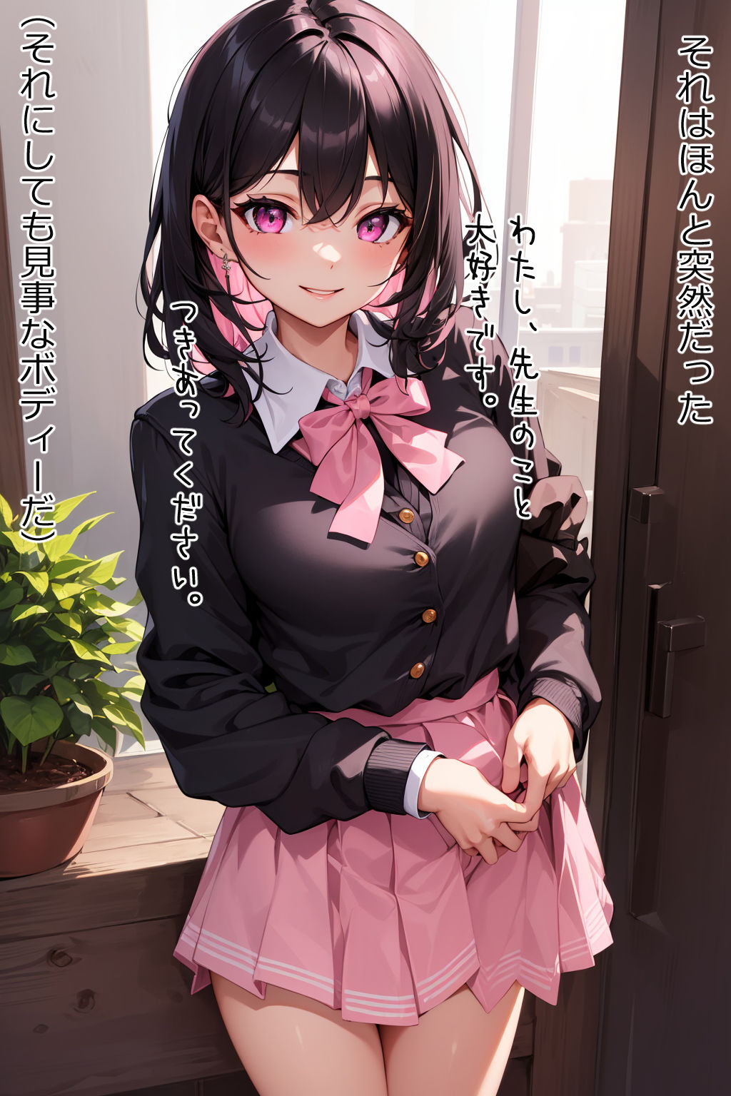 サンプル画像1:課題授業【愛菜編】(misaki.AIart) [d_301943]