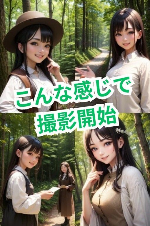 サンプル画像1:モデルはぼくの恋人 寝姿もM字も撮らせてくれた(AI Force) [d_302015]