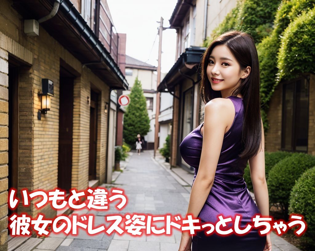 サンプル画像1:「ドレス美女1」かわいくてセクシーなAI写真集vol.13（全234ページ）(AIグラビア出版) [d_302175]