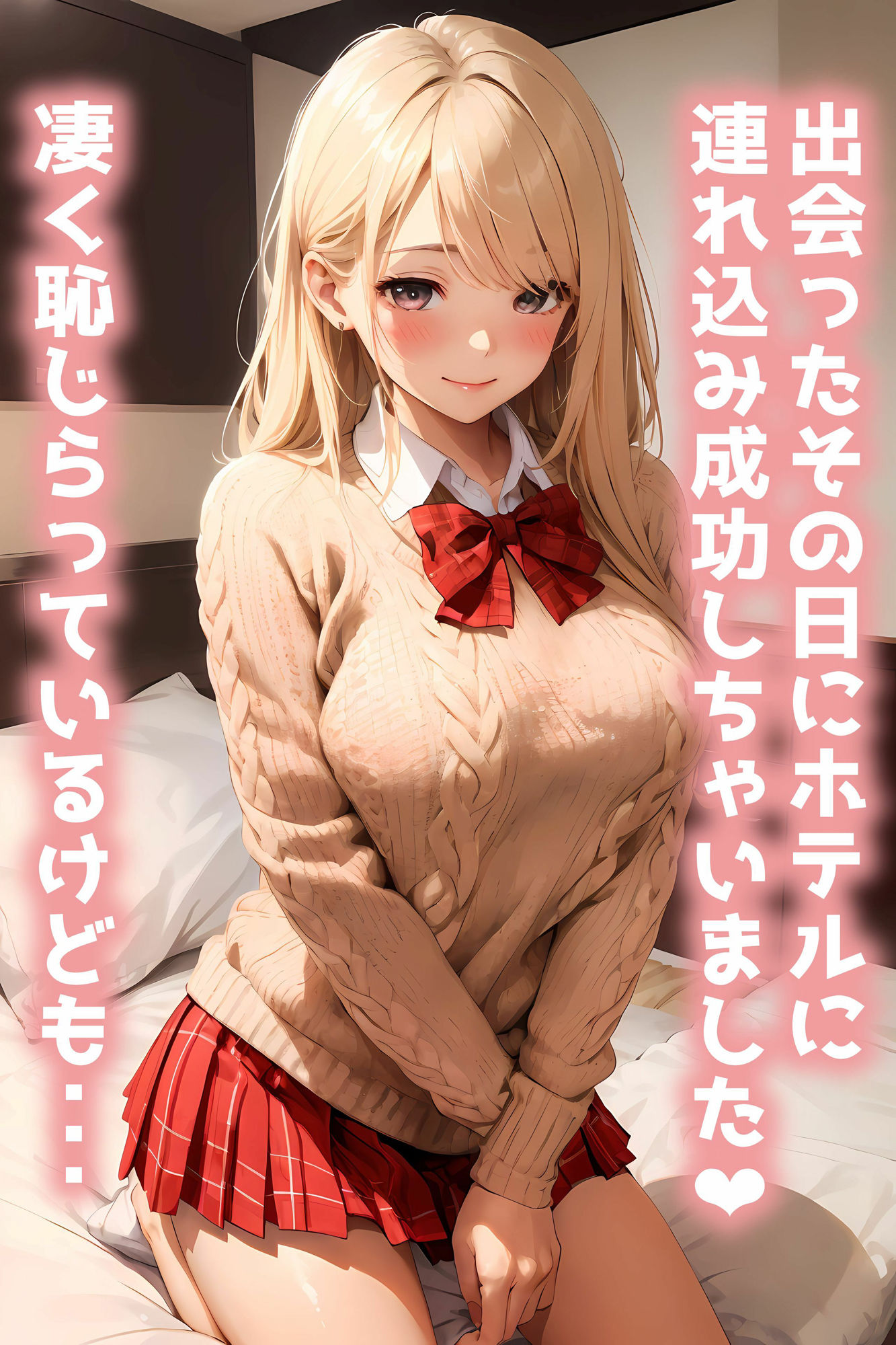 サンプル画像3:巨乳な美少女を持ち帰りセックス〜ハロウィンにパリピ女子をナンパ→即マン！？〜［JK金髪ロング］(AI美少女Production) [d_302220]