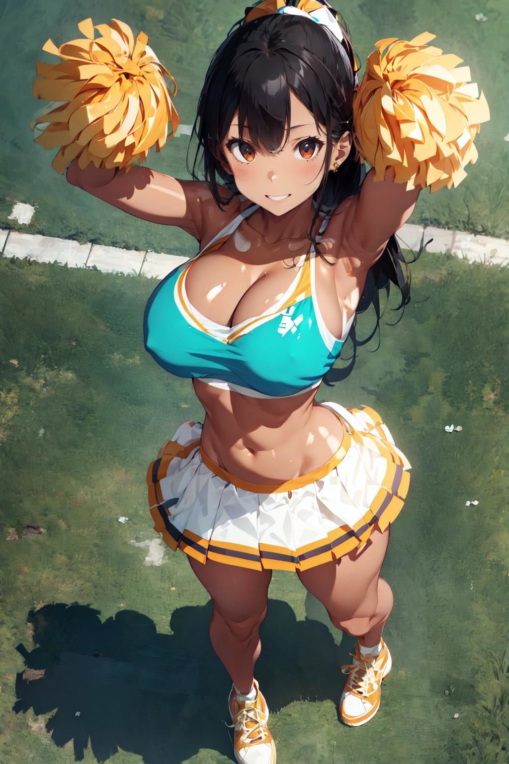 サンプル画像1:【高解像度】チアリーダーCG集 Vol.2(タマナシノオオカミ) [d_302292]