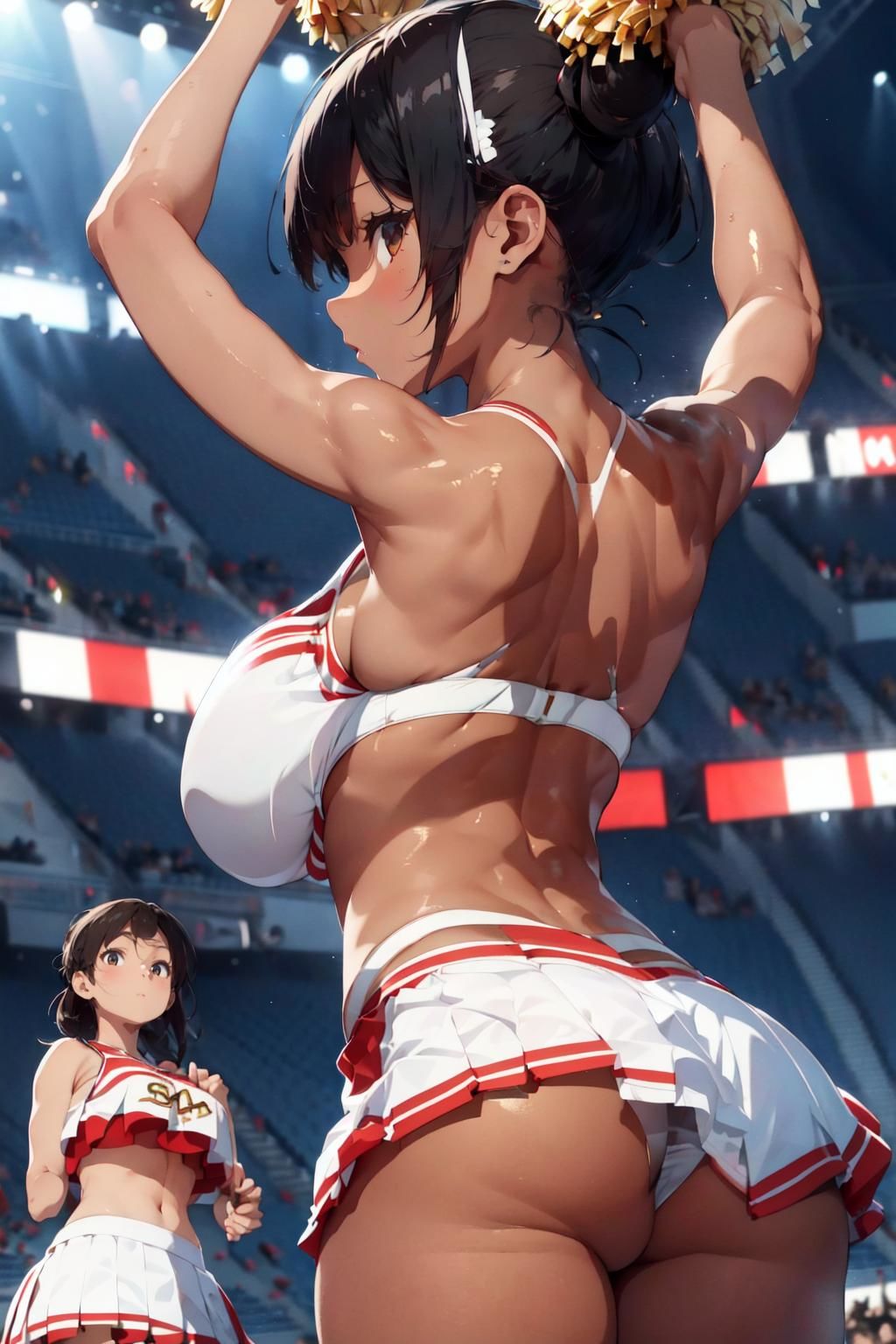 サンプル画像5:【高解像度】チアリーダーCG集 Vol.2(タマナシノオオカミ) [d_302292]