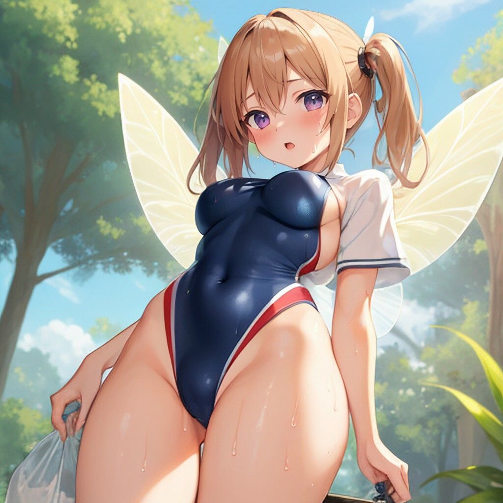 サンプル画像3:競泳水着風妖精さん(ほげふが) [d_302295]