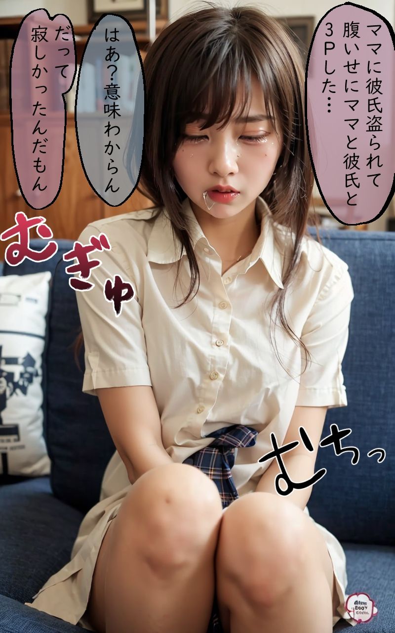 サンプル画像3:生意気で変態な妹が逆レ◯プ(かぞくまんが（息子相姦）) [d_302358]