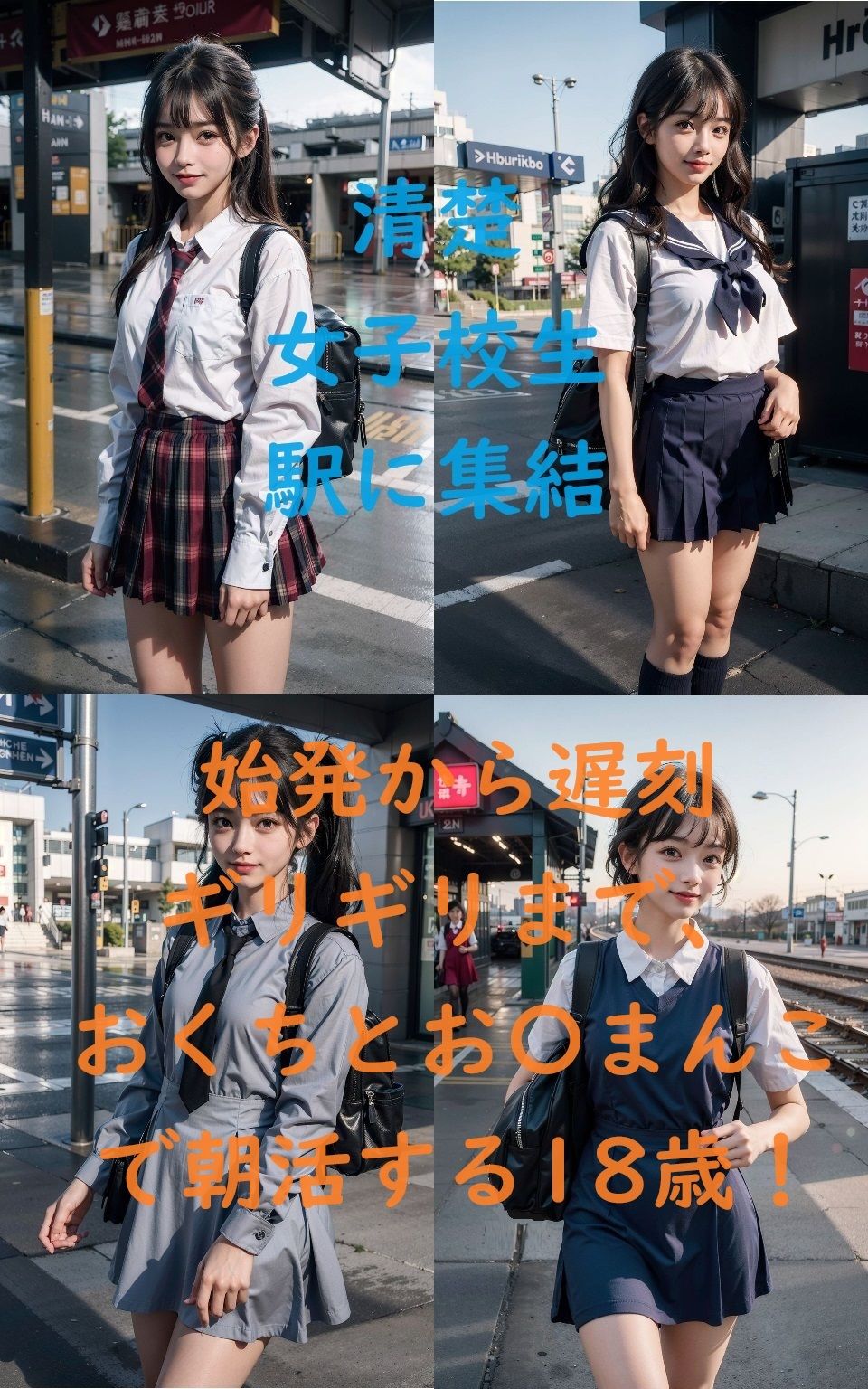 サンプル画像1:女子校生のセックス事情 【朝活お〇んこトレイン編】(FAI文庫) [d_302420]