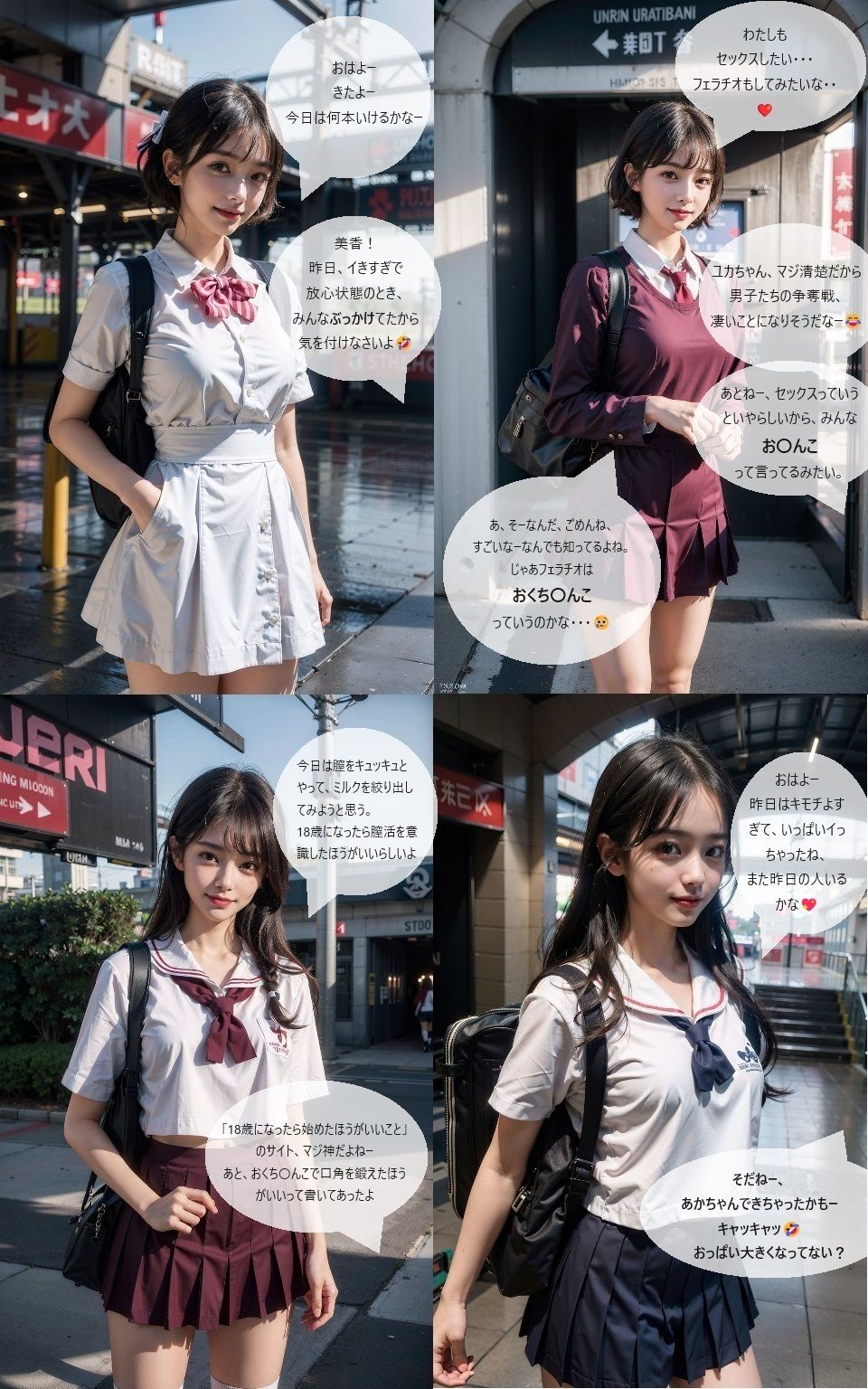 サンプル画像2:女子校生のセックス事情 【朝活お〇んこトレイン編】(FAI文庫) [d_302420]